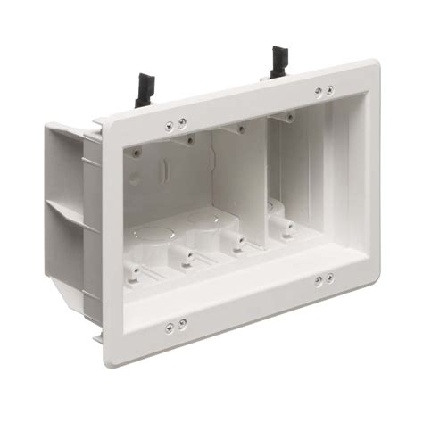 recessed junction box 90 compression|raco recessed electrical box.